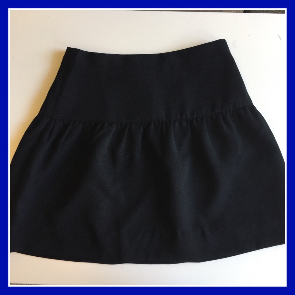 J Crew Black Mini Skirt - worn once!
